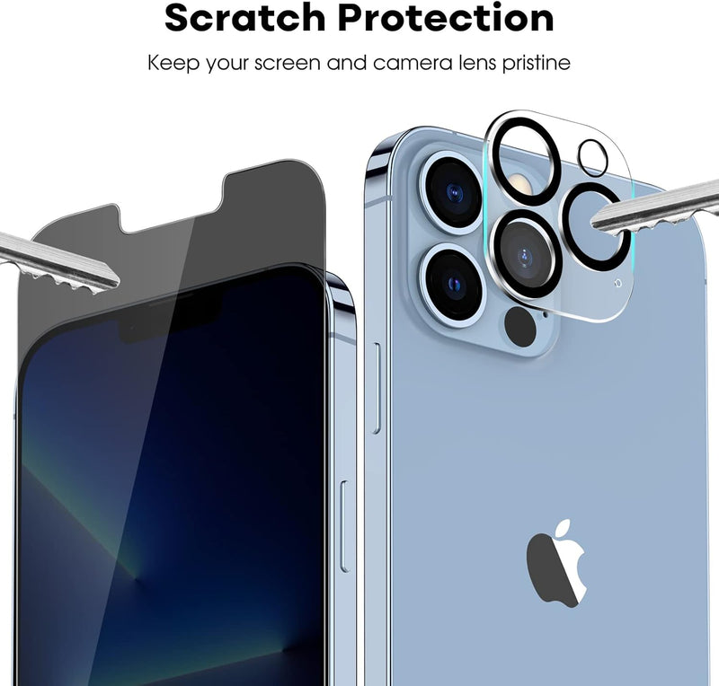 JETech Privacy Pellicola Protettiva per iPhone 14 Pro  6,7 Pollici con Protezione Obiettivo