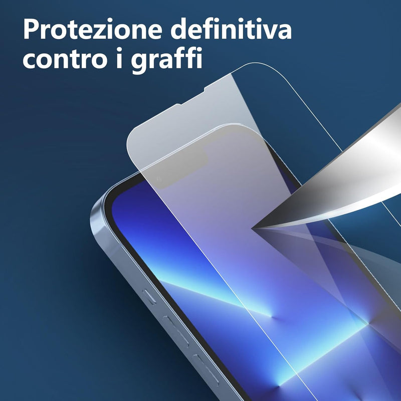 Pellicola Prottetiva Anti Graffio, Anti-Impronte,Senza Bolle,Durezza 9H, 0,33mm Ultra Trasparente,Ultra Resistente